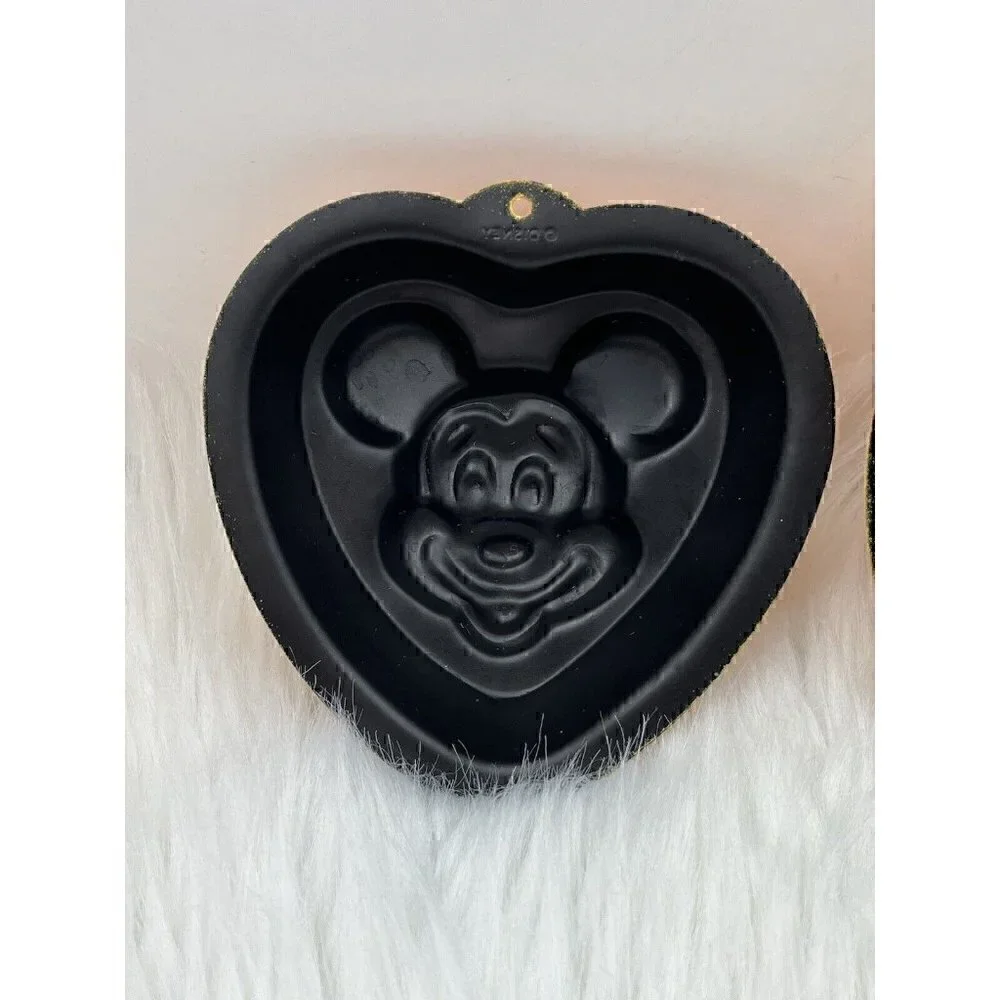 Disney Set Of 2 Mini Smash Cake Pan Molds Mickey Mouse & Donald Duck Non-Stick